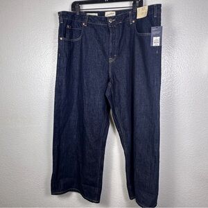 Universal Thread Women's Mid Rise Vintage Wide Leg Blue Denim Jeans Size 17